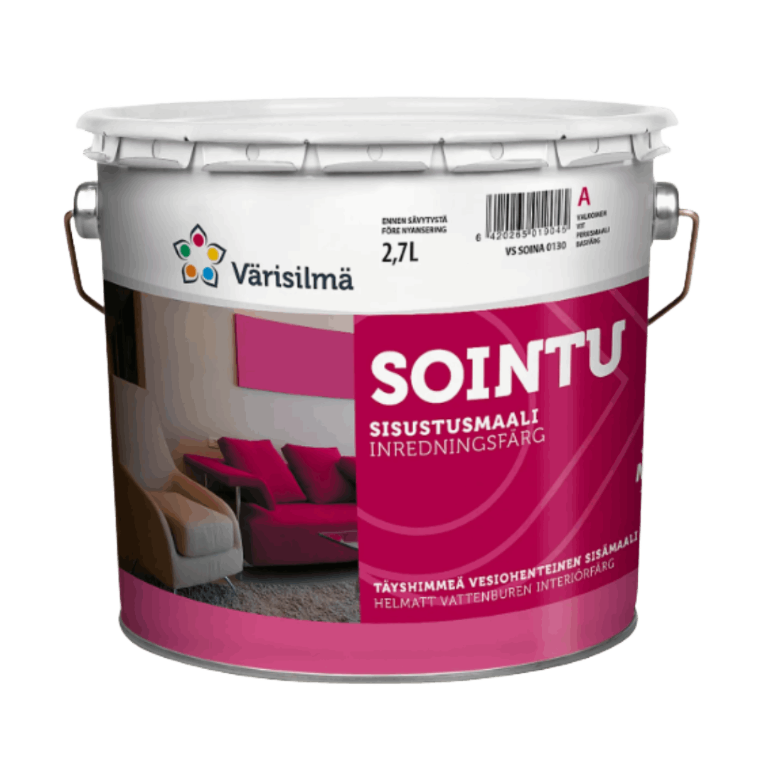 Värisilmä Sointu -maalipurkki